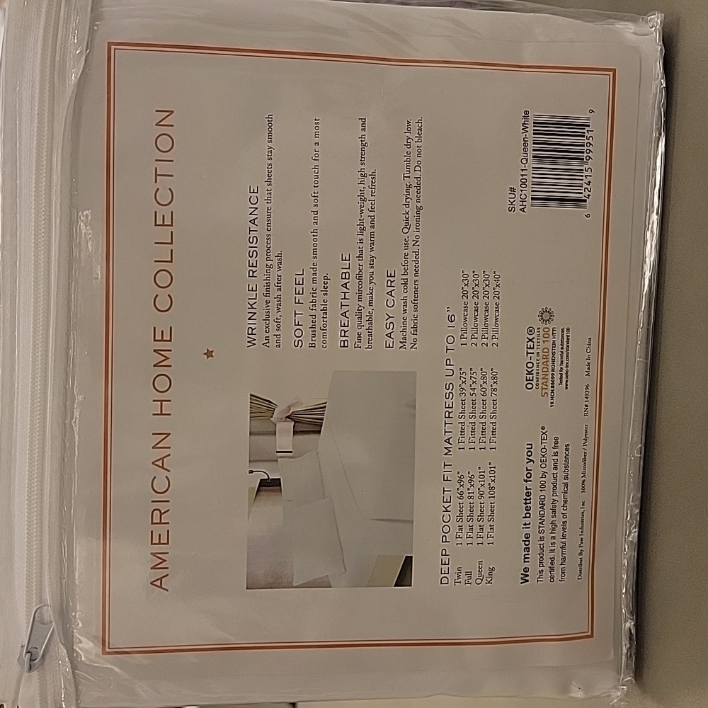 Queen sheet set - Picture 2 of 2